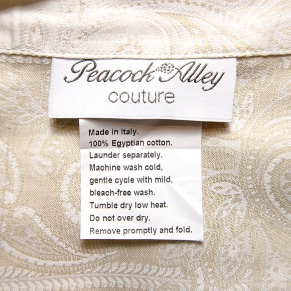 Peacock Alley Bedding Peacock Alley Couture King Sham Set Made In